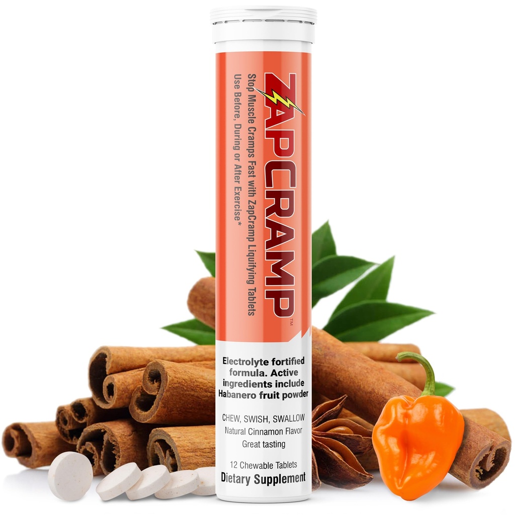 Przerwać skurcze mięśni szybko z Capsaicin z Habanero owocowy proszek Liquifying tabletki z elektrolitami do ciała i nogi Cramps Relief - 12 tabletek