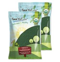 Żywność do życia Organic Spirulina Proszek, 16 Funds - Non-GMO, Kosher, Surowy Blue- Zielony Algae, Wegan Superfood, luzem, Non-napromieniowane, Czysty Vegan Green Protein, Bogaty w witaminy i minerały, Wielki dla napojów