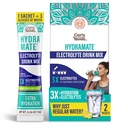 GuruNanda Hydramat Hydration Support Drink Mix - Elektrolity w proszku Pakiety do Odwodnienia, Ćwiczenia i Energia - Nie Dodano Sweeteners, Non-GMO, Natural Lemon Lime Flavor - 2 Count (0.56 oz Każdy)