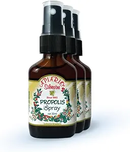 Generic 3- Butelki Apiario Silvestre Brazylijczyk Green Bee Propolis Glycolic spray Extract 30ml -Non Alcoholic, Wolny od wody, Bez miodu, Gluten Free