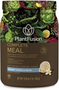 PlantFusion Kompletny shake zastępujący posiłek - Proszek białkowy na bazie roślin z Superfoods, Zielone i Probiotyki - Wegan, Gluten Free, Soy Free, Non-Dairy, No Sugar, Non-GMO - Vanilla 1 lb
