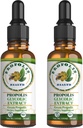 Green Propolis Extract Liquid - Brazylijski Bee Propolis - Bezalkoholowy suplement wsparcia immunologicznego - 60- Day Supply - Natural Immunity Shots