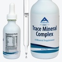 Ślad Kompleks mineralny 124; Minerały z pełnym spektrum 124; płynne jonowe krople mineralne do wody 124; elektrolity, suplement nawadniający 124; butelka szklana 2 fl oz