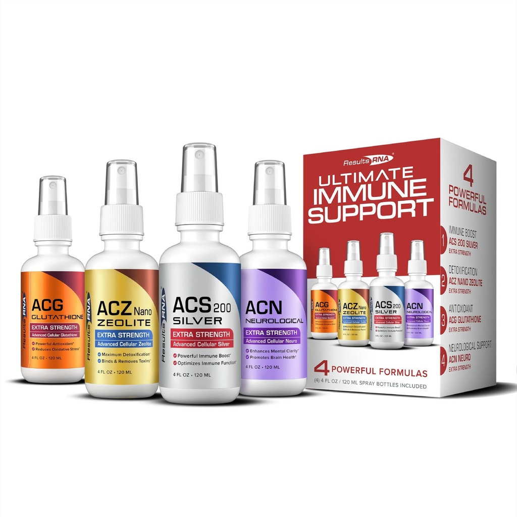 Results RNA - Ultimate Immune Support System - ACS 200 Silver / ACZ Nano Zeolite / ACG Glutathione / ACN Neuro Most Advanced Immune Support System Available - Rekomendowane przez lekarzy na całym świecie