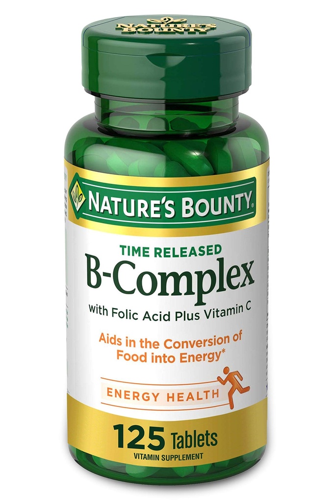 NBTY VitB Cmpx w / Vit C TR 24x125 TAB USA