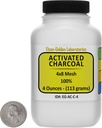 Węgiel drzewny aktywowany [C] 100% ACS Grade Course Granules 4 Oz in a Space- Saver Bottle USA