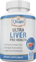 Ultra Liver Pro Health - suplement do wsparcia zdrowia wątroby z nasion oczodołu mlecznego, ekstrakt z karczocha i ekstrakt z liści Dandelion - przeciwutleniacz i detox - 60 kapsułki roślinne