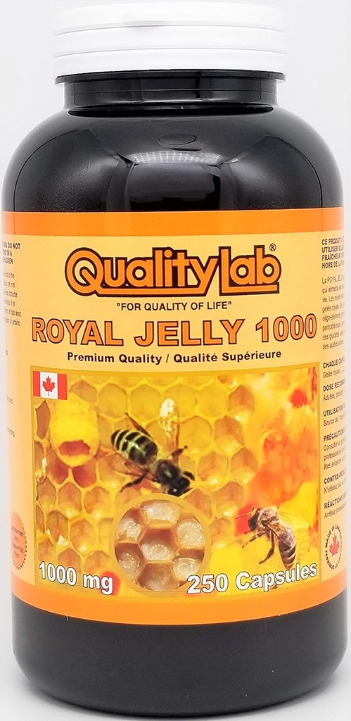 Royal Jelly 1000 mg 250 Kapsułek (Made in Canada)