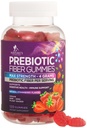 Fiber Gummies dla dorosłych, Daily 4g Gummy Fiber Supplement, Prebiotic Gummy Digestive Health Support - Plant Based Solvable Fiber Chews, Prebiotics Supports Regularność i trawienie Non-GMO - 120 Gummies
