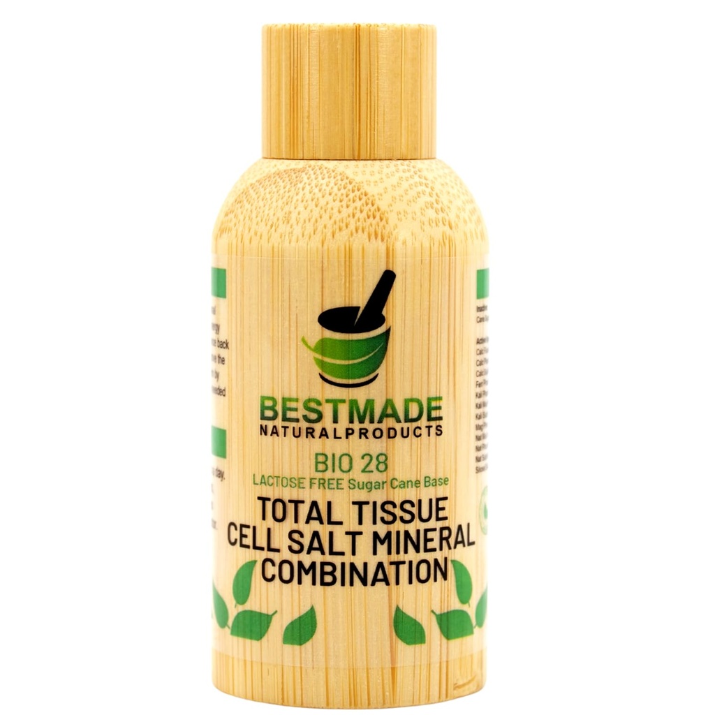 Bestmade Total Tisk Cell Sól mineralna, BIO28 Lactose- Free - Pomaga ciała Absorb składników odżywczych, Zwiększa poziom energii, Poprawia wzorce snu i przywraca witalność, Wegan, 350 Pellets