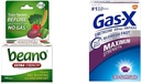 Beano Ultra 800 Count and Gas- X Maksymalna moc 250 mg Simeticone 30 Count Gas Relief