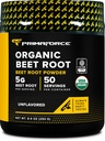 Primaforce Organic Beet Root Powder (250g) Unflavored - Naturalne źródło przeciwutleniaczy i składników odżywczych