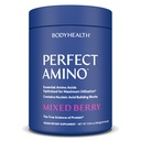 BodyHealth PerfectAmino Powder - BCAA i EAA Proszek do ćwiczeń przed i po - Amino Acid Energy Drink dla mężczyzn i kobiet do wsparcia Lean Muscle and Recovery - Mieszane Berry - 60 Służenie