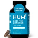 HUM Counter życzenia Chrom Suplementy z L Theanine, Seaweed Extract & Forskolina pomóc Wsparcie Appetite, Cratiges, i Routines, Gluten Free, Kofeina Free Formuła, 60 Kapsułki wegetariańskie