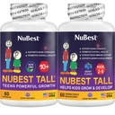 NuBest Bundle Tall 10 + 60 Kapsułki Wysokie Dzieci 60 Tabletki do żucia 124; Wsparcie wzrostu dla dzieci i młodzieży 124; Wapń, Witaminy D3 K2, Kolagen & Zioła
