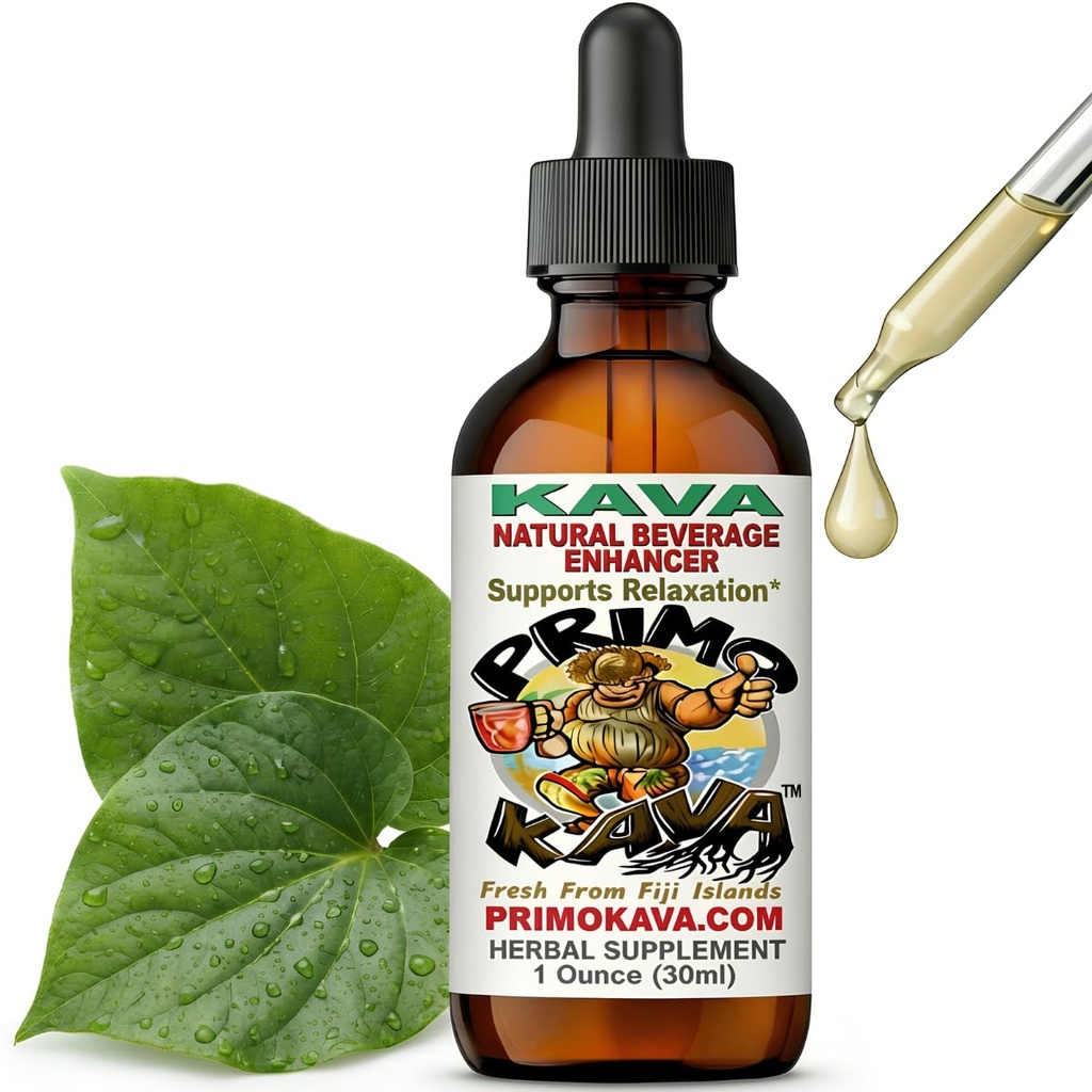 Kava Drops: 124; Water Soluble Kava Extract: 124; Concentrated Tincture Beverage Enhancer: 124; Autentic Kava Kava from Fiji, 40mg Kavalactones: 124; 1oz