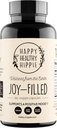 Joy- Filled Mood Supplement Supplement - 7 Herb Complex w / St. Johns Wort (180 Ct) Resort 124; Rhodiola Rosea, Eleuthero, Ashwagandha Relief 124; Stress Relief - Pomaga uspokoić umysł i ciało 124; 100% Plant- based Happy Pills