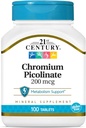 Pikolinian chromowy XXI wieku 200 µg 100 Tab