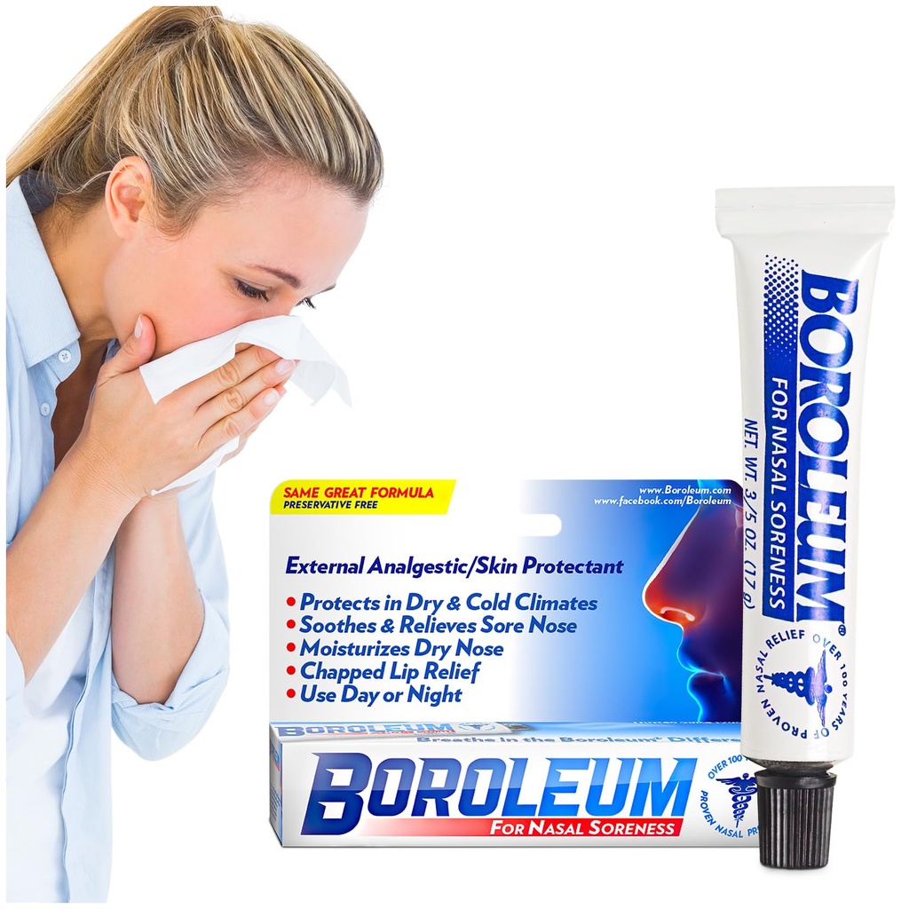 Boroleum na ból nosa, 17 gramów, 3 / 5 Ounce Tube