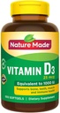 Nature Made Witamina D3 25 µg., 650 Softgels