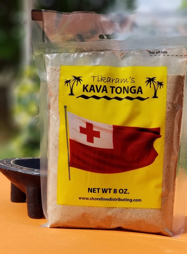 Kava Kava - Premium Kava Tonga 1 / 2 funt (8oz) - Fidżi Market Hurtownia