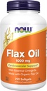 Teraz suplementy żywności, olej flax 1000 mg z organicznym olejem flax, wsparcie sercowo-naczyniowe *, 250 Softgels