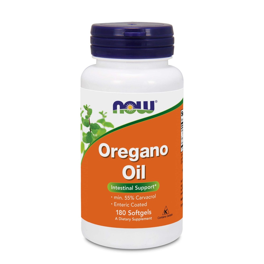 Teraz Foods Oregano Oil (Minimalne 55% Carvacrol) - 181mg, 180 Softgels - High Potency Digestive Supplement, Promotes Gut Health - Kosher - 180 Służenia