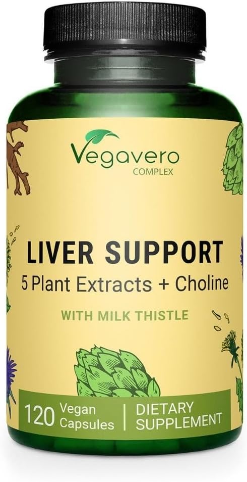 Vegavero Liver Support Assistance 124; Milk Thistle Supplement 9000mg Assistance 124; 120 Kapsułek Assistance 124; Dandelion, Artichock, Choline, Beetroot Assistant 124; Liver Cleanse Detox & Repair Assistance 124; 80% Silimaryny Assistant 124; NO Additive & Vegan