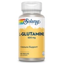 SOLARAY L Glutamina kapsułki 500 mg - Suplement immunologiczny - Bezpłatne aminokwasy - Laboratorium zweryfikowane, 60- Dzień Money- Back Gwarancja - 100 Służenia, 100 VegCaps