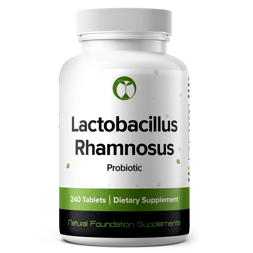 Lactobacillus Rhamnosus Probiotic Supplement 240 Tablets 3 Billion CFU Probiotyki dla mężczyzn i kobiet Wspiera odżywcze i żelowe zdrowie (240, Lactobacillus Rhamnosus)