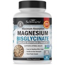 Magnezu Bisglicinate 100% Chelate No- Laxative Effect - Maximum Absorption & Biodostępność, Pełna odpowiedź i buforowane - Zdrowa energia Mięśnie kości & Wspólne wsparcie - NieGMO Projekt zweryfikowany - 90