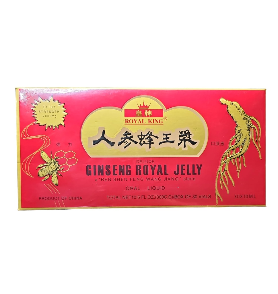 Royal King Deluxe Ginseng Royal Galaretka Płyn doustny 60 Fiolki