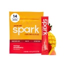 AdvoCare Spark - Energy Drink Mix - Suplement witaminy i aminokwasów - Wsparcie energii i skupienia * - Przenośne wsparcie immunologiczne * - Bez cukru - truskawka mango, 14 opakowań stick (3.5 oz)