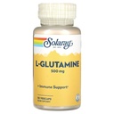 SOLARAY L Glutamina kapsułki 500 mg - Wsparcie immunologiczne - Bezpłatne aminokwasy - Laboratorium zweryfikowane, 60- Day Money- Back Gwarancja, 50 Służenie, 50 VegeCaps