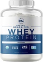 Proszek z białka serwatki ekologicznej - USDA Organic - 24g Wysokie białko - 5 lb / 72 Służenie - Przetwarzanie na zimno - Nie-GMO - rBGH- Free - Wisconsin USA