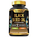 Black Seed Oil Capsules Supplement - 4in1 Formuła - Połączenie z witaminą C, Witamina E - Zdrowie pokarmowe, Wsparcie immunologiczne - Bogata w odżywkę - 150 Softgel kapsułki