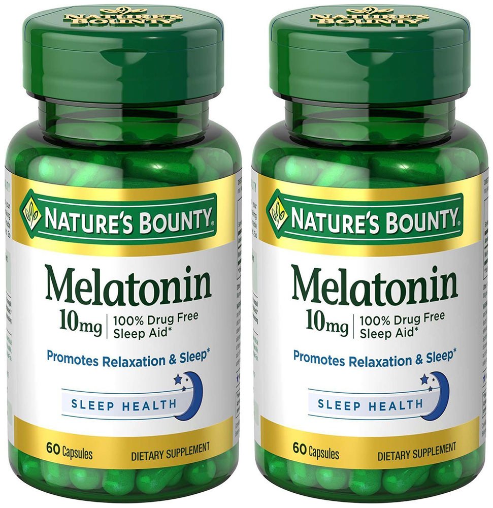 Melatonina 10 mg, 2 butelki (60 sztuk)