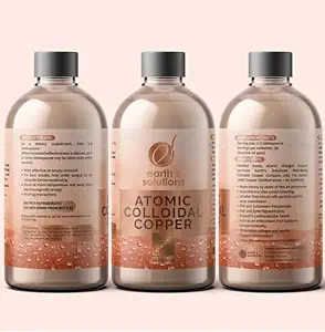 Copper - Atomic Colloidal Copper Solution for Vitality and Support - Jonic Supplement for Natural Wellness and Wellbeing