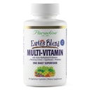Paradise Herbs Mieszanka Ziemi raz dziennie Multivitamin dla mężczyzn, No Iron, 48 Organic Superfoods, Probiotyki, Przeciwutleniacze, Witaminy A, B12, C, D, K2, 30 Hrabia