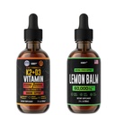 HERBIFY Bundle - K2 i D3 krople i balsam cytrynowy nalewka - Bone Strength & Mood Boost