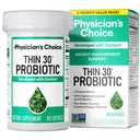 Probiotyki CHOICE lekarza do zarządzania wagą i wzdęcia - 6 struny probiotyczne - Prebiotyki - Kluczowy składnik Cayenne - Wsparcie Gut Health - Zarządzanie wagą dla kobiet i mężczyzn - Zielona herbata - 60 CT