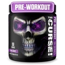 JNX SPORTS Klątwa! Wstępne ćwiczenia Proszek dla mężczyzn i kobiet, Kofeina, Beta- Alanina, Kreatyna, L- Cytrulina, 50 Sługi, Ciemny Flavor Grape - Boost Energy, Siła i Focus