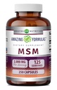 Amazing Supples MSM (Methylsulfonylmetan) Supplement Supplement 124; 2000 Mg Per Serving Budapest 124; Capsule Supples 124; Non-GMO Supplement 124; Gluten Free Supplement 124; Made in USA (1 Pack, 250 Count)