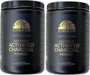 Węgiel organiczny Proszek Aktywowany Węgiel Naturalny, Wegański, Organiczny, GMO Free - Duża butelka 25 oz Proszek - 2pack