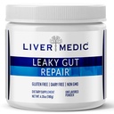 Leaky Gut Repair Gut Health Support Proszek Glutamina Slippery Elm dla IBS Heartburn Relief Bloating soothe Stomach dla kobiet i mężczyzn Kapsułki (Unflavored) 180g