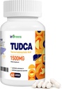 Czysty suplement TUDCA 1500 mg, Wysoka Czystość Tauroursodeoksycholic Acid Bile Salts, Wsparcie dla wątroby dla detox i naprawy wątroby, Nie GMO, Łatwy do połykania, Made in USA, 60 Kapsułki