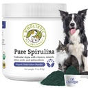 Organic Spirulina Powder for Dogs and Cats | 85 Scoops | Antioxidant Support for Dogs and Cats to Promote Overall Wellness | Immune Support Supplement | 1000 mg Spirulina per scoop