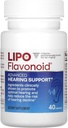 Lipo Flavonoid Advanced Hearing Supplement Daily Supplement - Pomaga zmniejszyć ryzyko spadku słuchu i promowania optymalnego słuchu - 40 Caplets