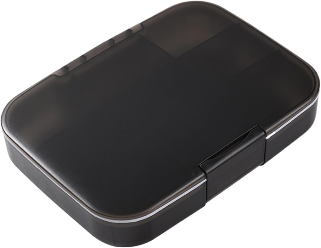 Duży Pill Organizator 9 Komory Pill Case Moistureproof Pill Box z usuwalnymi częściami Przenośne pudełko tabletki dla oleju rybnego, Suplementy witaminy Narzędzie
