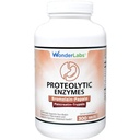 Wonder Laboratories Proteolitic Enzymes Ingel124; Bromelain Papain Pancreatin Trypsin 550 mg Razem ze standaryzowaną amylazą, lipazą i proteazą, 300 tabletek